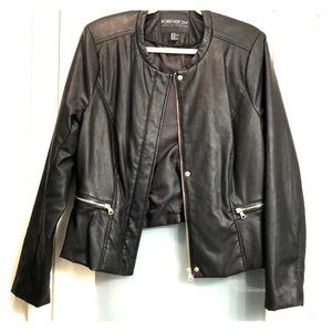 Forever 21+ Faux Leather Jacket